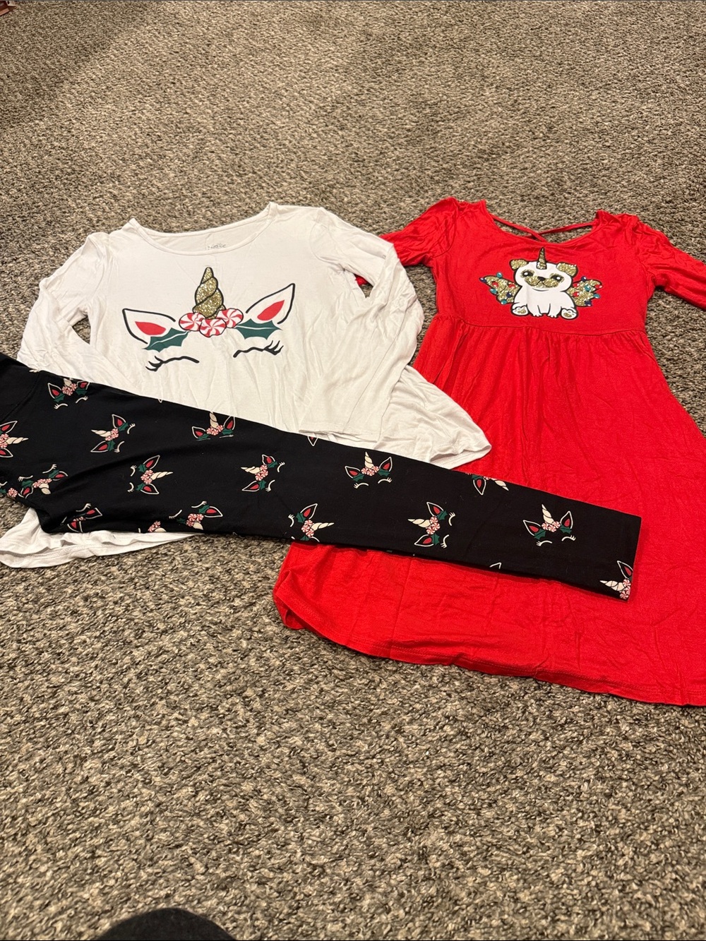 Original justice Christmas lot / unicorns / puppy